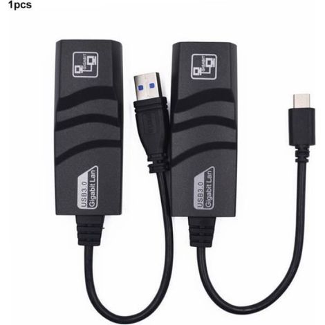 Adaptateur Ethernet USB - - USB 3.0 à RJ45 - Gigabit - Léger - Rétrocompatible (1/4)