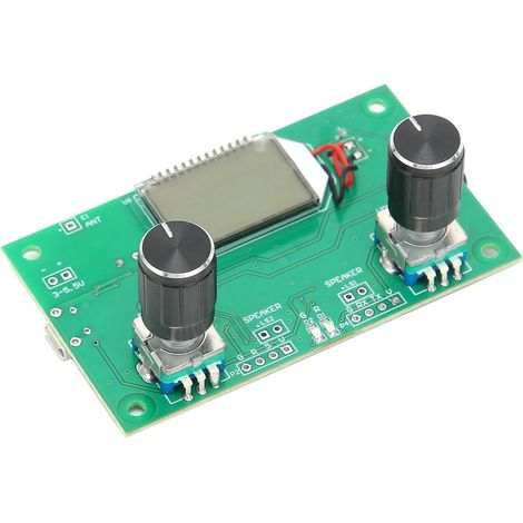 Module récepteur FM 87-108 MHz, sortie stéréo, radio, récepteur sans fil DIY, écran LCD, DSP, PLL (1/5)