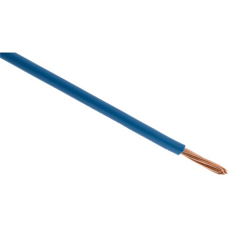 Zenitech – Câble d'alimentation H07V-R 16mm² bleu 100m – Rigide pour installations intérieures – Alimentation sécurisée pour électroménager et outils