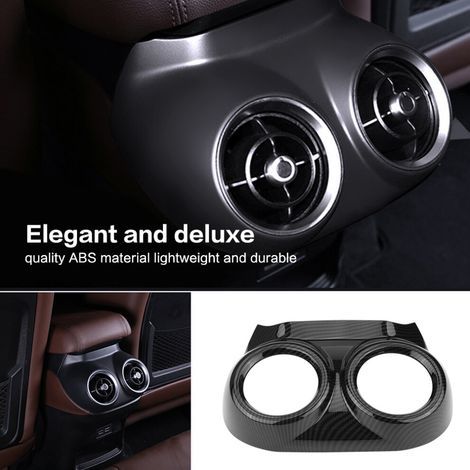 Baguettes décoratives de luxe pour les aérateurs arrière des Alfa Romeo Stelvio (1/2)