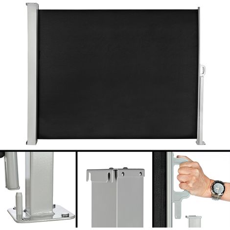 Tenda da sole laterale Melko 180x300CM Protezione dal vento in poliestere Protezione solare laterale a rullo