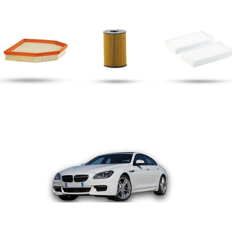 Kit tagliando 3 filtri compatibile con Bmw serie 6 (F06GC) M6 412kw dal 2013 (1/5)