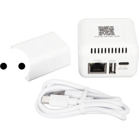Serveur d'impression réseau USB 2.0 Serveur de partage d'impression LAN 5 V Serveur d'impression sans fil pour Windows XP pour Android pour Linux 3.4 100-240 V Prise UE (1/5)