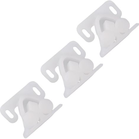 Lot de 3 loquets en plastique ABS pour placards et portes (1/5)