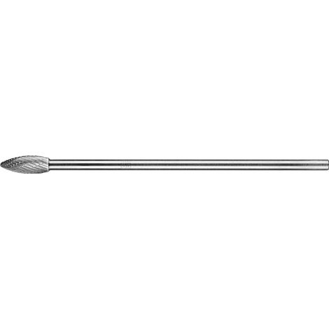 PFERD TOOLS Hartmetall Frässtift Flamme B Ø 10x25 mm Schaft-Ø 6x150mm Z3P universal mittel kreuzverzahnt (1/2)