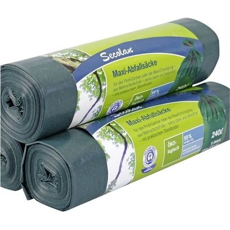 1X5 SECOLAN MAXI-ABFALLSÄCKE 240 L VERDE/NOIR 211027 (1/2)