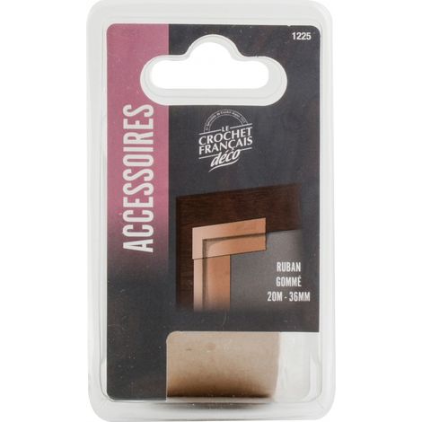 Nastro gommato per telaio LE CROCHET FRANCAIS L.36 x l.2000 mm Centrale Brico