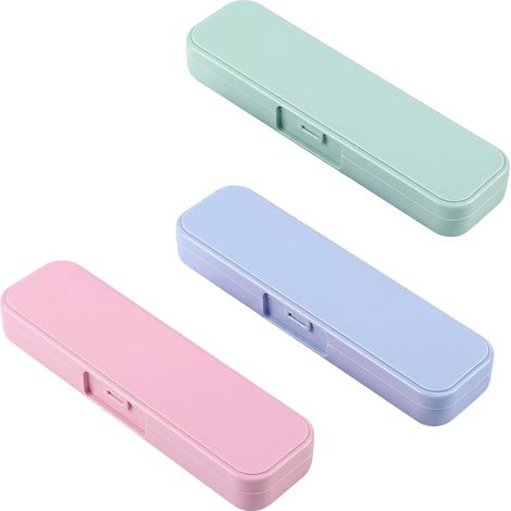 Lot de 3 Étuis de Transport pour Couverts, Portable Cuillères Boîte (1/5)