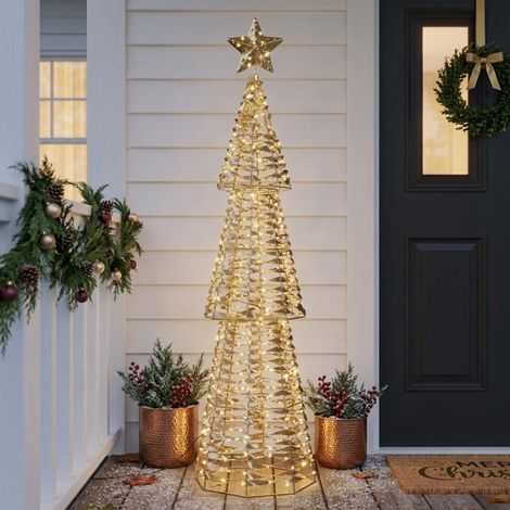 Gold Foil LED Christmas Tree Light (1/2)