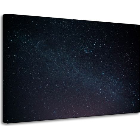 Lienzo impreso "Espacio Estrellas Cielo Nocturno" 90x60cm