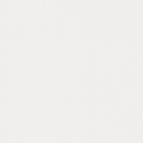 Papier peint uni blanc pour salle à manger | Papier peint moderne blanc intissé idéal cuisine | Tapisserie monochrome style nordique - 10,05 x 0,53 m (1/3)
