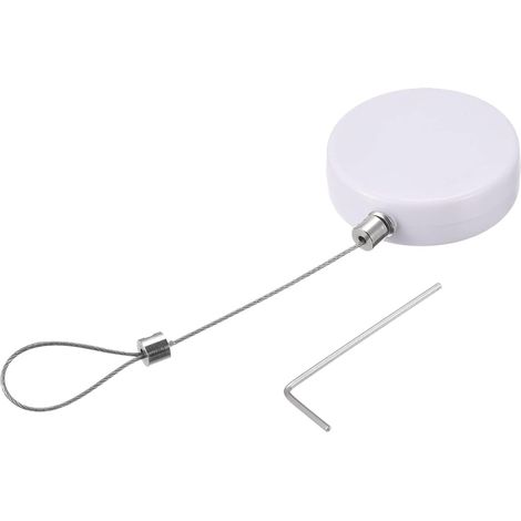 2 Stk Rundes Einziehbare Kabelschloss Selbstklebend Ferngesteuertem Sicherheitsschloss Hardware (1/5)