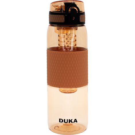 Sport-Trinkflasche für Wasser, 530 ml, braun, Duka (1/4)
