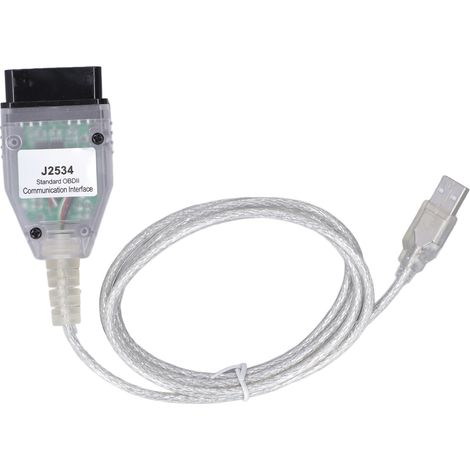 Câble MINI VCI OBD2 pour diagnostic J2534 KLine ISO 9141 KWP 2000 ISO 142304 SAE J1850 PWM (1/5)