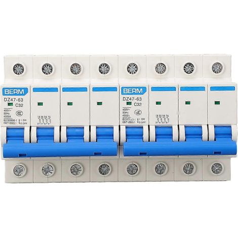 Verriegelungs-Leistungsschalter 4P 32A 400V Dual Power Luftschalter Umschalter 4500A Schaltleistung