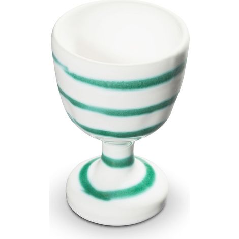 Gmundner Keramik Grüngeflammt, Eierbecher (H: 7,5cm)