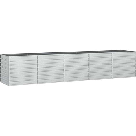 Maison Exclusive - Garten-Hochbeet 400x80x77 cm Verzinkter Stahl