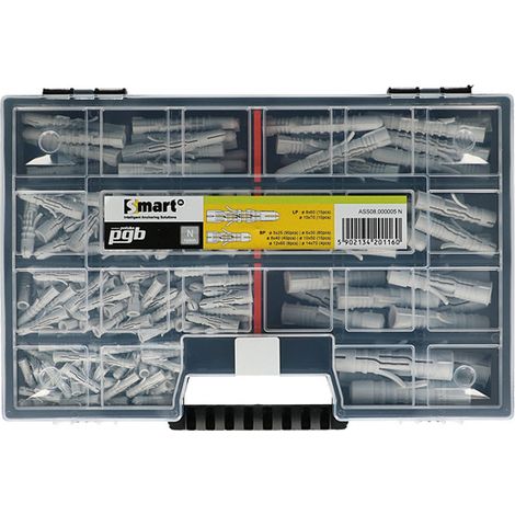 Assortiment de 262 Cheville UNIVERSELLES - 10 pièces (1/3)