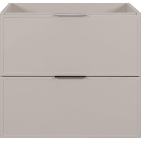 Mobile da bagno, Cashmere, maniglia argento, 46 ​​x 60 x 57 cm (1/5)