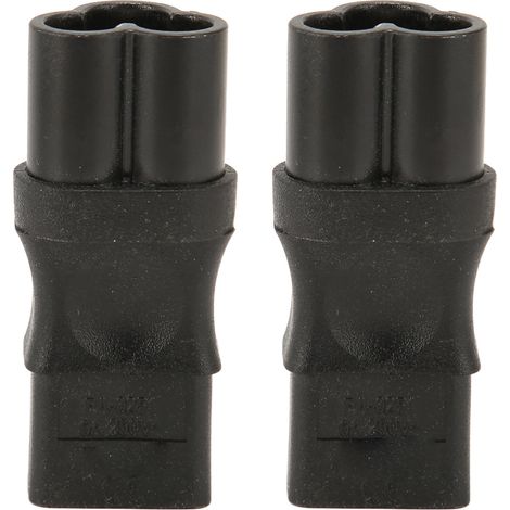 2pcs Adaptateur C6 vers C9 IEC320 Prise Alimentation 250V pour PC Portable PDU Serveur UPS Connecteur Pro (1/5)