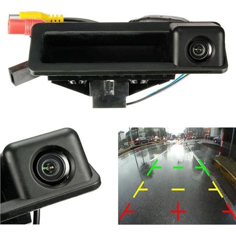 Camera De Recul - 170° - Capteur Ccd - Étanche Ip67 - Sortie Av - Pour Voitures Bmw E39 E60 E82 E90 E92 E93 E70 E71 E72 E84 - 1 Pièce (1/5)