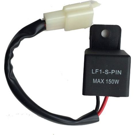 Unité flash LED étanche à 2 broches avec fil, compatible avec les feux ordinaires, spécialement conçue pour la modification, 12V (étanche avec trous de montage), 10A. (1/4)