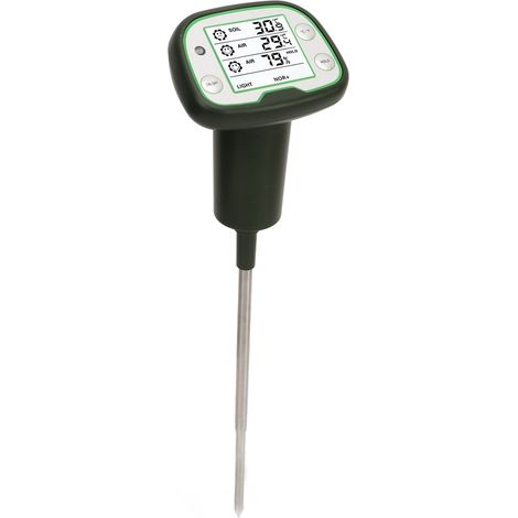 4-in-1-Bodendetektor mit Display, 100-mAh-Akku, hoher Genauigkeit und Datenspeicherung, digitale Pflanzensonde für Gartenbau und Landwirtschaft (1/5)