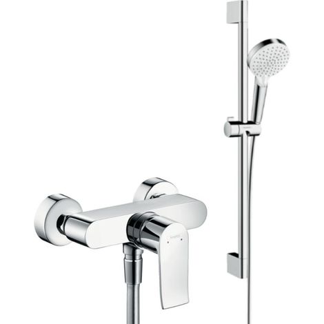 Ensemble douche HANSGROHE Crometta + Mitigeur bain douche Metris