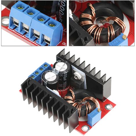 Convertisseur DC-DC 150 W pour voiture et ordinateur portable, batterie externe 12-32 V vers 12-35 V (1/5)