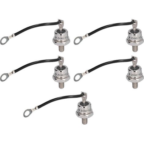 5-teiliges Set aus Messing-Gleichrichterdioden (40 A, 1,2 kV) ZX40-12 für Batteriewandler