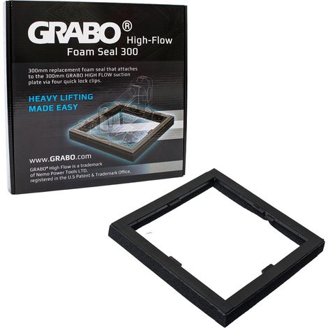 Junta de repuesto GRABO de 30x30 cm para GRABO HIGH FLOW para placa de succión de 30x30 cm.