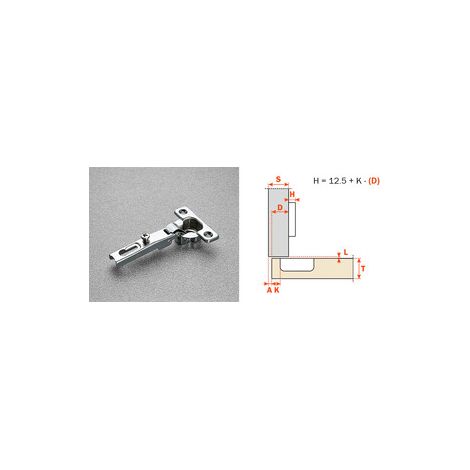 SALICE CERNIERA MINI C6A7C99 COLLO BASSO 0- 25,0 pz