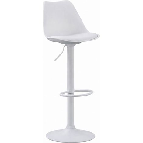Taburetes Cocina - Taburete Alto Regulable Synk Total - Blanco (1/5)
