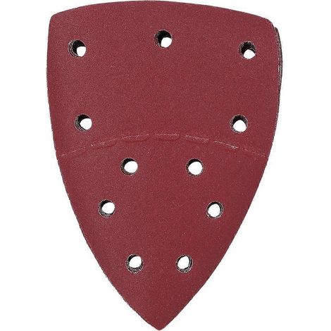 60 Stück Maus-Schleifpapier, separate Handschleifpapierblätter, 140 x 140 x 100 mm, 11 Löcher, Körnung 240