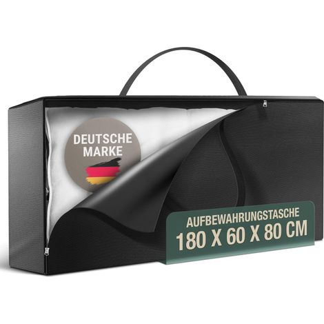 Sac de rangement XXL 180x60x80 cm pour coussins de jardin, couettes, vêtements, déménagement, rembourrage de jardin, linge de lit, vêtements – Grand sac imperméable avec fermeture éclair (1/5)