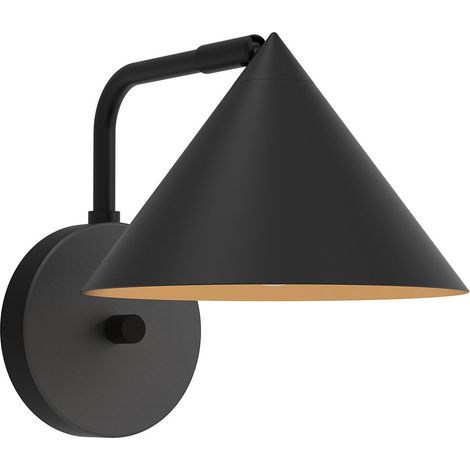 Elstead Alora Mood Remyck Applique murale dôme contemporaine noire mate 1x E27