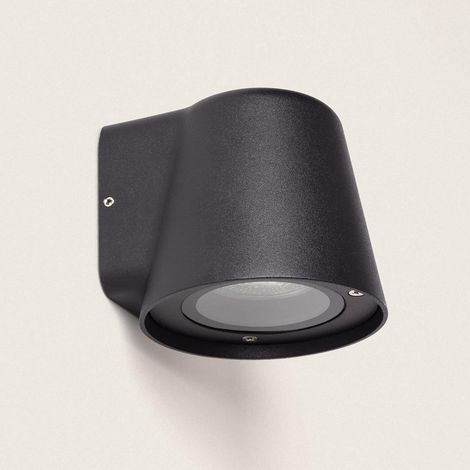 Aplique de Pared Exterior Aluminio Darjan Oroco II Negro Mate