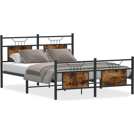 Maison Exclusive - Estructura de cama sin colchón madera roble ah (1/5)