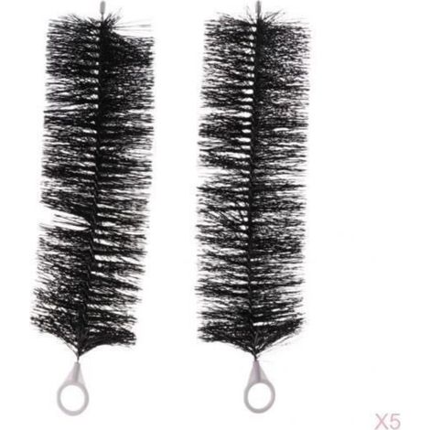 (Negro) 10 filtros para estanques de jardín, skimmer para peces