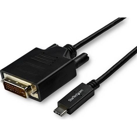 StarTech ST CDP2DVI3MBNL - Kabel, USB-C DVI-D, schwarz, 3 m (1/5)