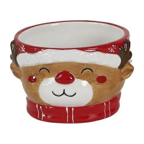 Weihnachtsschale mit Rentiermotiv, Keramik, 200 ml (1/3)