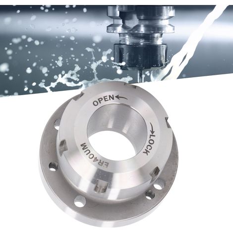 ER40 Spannzangenfutter, 80 mm Durchmesser, für CNC-Fräsmaschinen. (1/5)