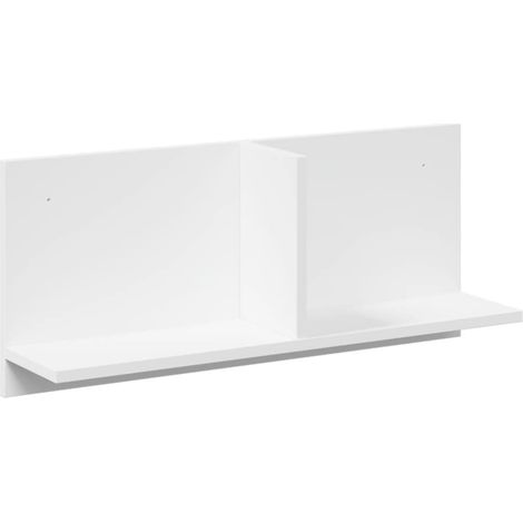 Maison Exclusive - Wandschrank 70x16,5x30 cm Weiß Holzwerkstoff