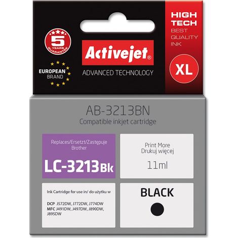 Original Tintenpatrone Activejet AB-3213BN Schwarz