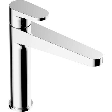 RAK Ischia Chrome Mid Height Basin Mixer Tap - RAKISH3016C (1/3)