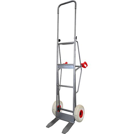 Gemüsekarre mit Gabeln 250kg - Pannensichere Räder, nicht fleckend, leise. - DMPO250-RINC