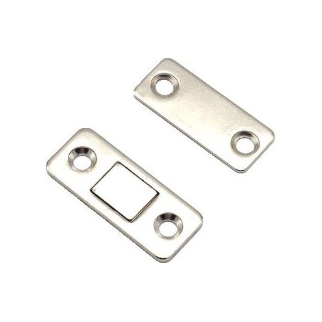 Sollbry Ultradünner magnetischer Türstopper, Glasschrank, Kleiderschrank, Schiebetür, lückenloser magnetischer Türstopper, unsichtbares Magnetschloss (1/5)