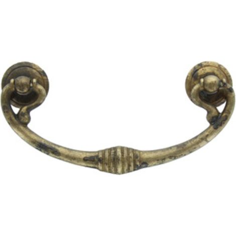 BL MANIGLIA 03027 121X58 MM OTTONE ANTICATO