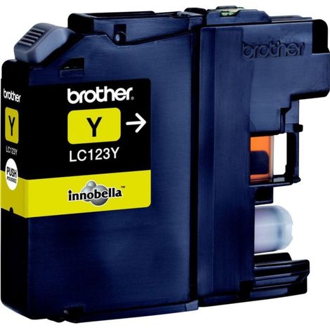 Cartucho de Tinta Original Brother LC-123Y/ Amarillo (1/5)