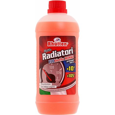 RHUTTEN LIQUIDO RADIATORI ROSSO -10C 1 L - 12 pezzi